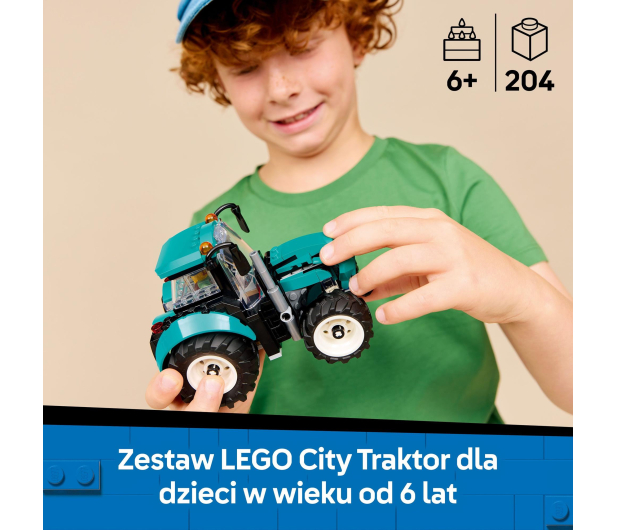 LEGO CITY 60498 Traktor - 1473511 - zdjęcie 8